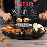 Maxbell Electric Fondue Pot Set Chocolate Fondue Set for Marshmallows Birthday Party