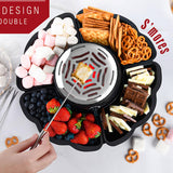 Maxbell Electric Fondue Pot Set Chocolate Fondue Set for Marshmallows Birthday Party