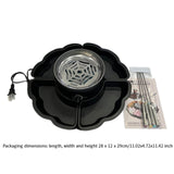 Maxbell Electric Fondue Pot Set Chocolate Fondue Set for Marshmallows Birthday Party