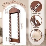 Maxbell Hat Rack Wall Mounted Hat Hooks Baseball Cap Organizer for Bedroom Entryroom