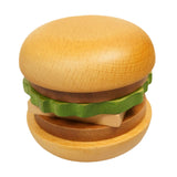 Maxbell Wooden Burger Coaster Set Smooth Tabletop Protection for Hotel Tabletop Home