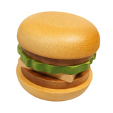 Maxbell Wooden Burger Coaster Set Smooth Tabletop Protection for Hotel Tabletop Home