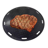 Maxbell BBQ Grill Pan Stainless Steel Outdoor Grilling Pan for Cooking Picnic Travel 29.5cm