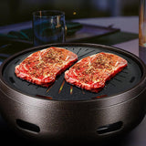 Maxbell Korean BBQ Grill Kitchen Accessories Barbecue Plate for Party Family