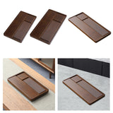 Maxbell Bamboo Tea Tray Simple Sturdy Kungfu Tea Table for Household Tea Room Office 50x28x3.5cm