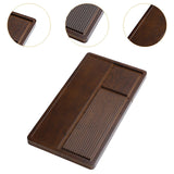 Maxbell Bamboo Tea Tray Simple Sturdy Kungfu Tea Table for Household Tea Room Office 50x28x3.5cm