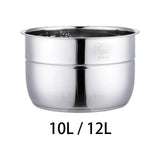 Maxbell Electric Pressure Cooker Inner Pot Rustproof for Home Use Restaurant Kitchen 10L