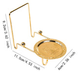Maxbell Cup Saucers Display Stand Coffee Cup Display Rack for Home Saucers Coffee Bar Gold