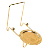 Maxbell Cup Saucers Display Stand Coffee Cup Display Rack for Home Saucers Coffee Bar Gold