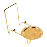 Maxbell Cup Saucers Display Stand Coffee Cup Display Rack for Home Saucers Coffee Bar Gold