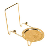 Maxbell Cup Saucers Display Stand Coffee Cup Display Rack for Home Saucers Coffee Bar Gold