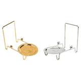 Maxbell Cup Saucers Display Stand Coffee Cup Display Rack for Home Saucers Coffee Bar Gold