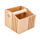 Maxbell Wood Coffee Knock Box Nonslip Base Ground Box for Cafe Office Kitchen