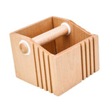 Maxbell Wood Coffee Knock Box Nonslip Base Ground Box for Cafe Office Kitchen