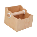 Maxbell Espresso Knock Box Wood Coffee Ground Knock Container for Bar Kitchen Office
