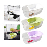 Maxbell Kitchen Strainer Colander Bowl Set 2 in 1 Double Layered Strainer for Mixing White