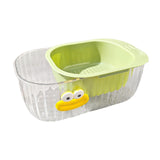 Maxbell Kitchen Strainer Colander Bowl Set 2 in 1 Double Layered Strainer for Mixing Green