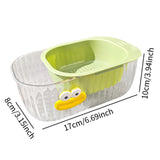 Maxbell Kitchen Strainer Colander Bowl Set 2 in 1 Double Layered Strainer for Mixing Green
