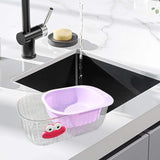 Maxbell Kitchen Strainer Colander Bowl Set 2 in 1 Double Layered Strainer for Mixing Violet