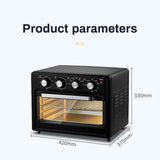 Maxbell Air Fryer Oven Baking Frying Pot Toaster Oven for Chicken Roast French Fries