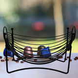 Maxbell Iron Fruit Basket Serving Tray Countertop Kitchen Counter Fruit Display Bowl black
