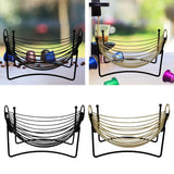 Maxbell Iron Fruit Basket Serving Tray Countertop Kitchen Counter Fruit Display Bowl black