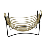Maxbell Iron Fruit Basket Serving Tray Countertop Kitchen Counter Fruit Display Bowl Gold