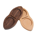 Maxbell Wooden Coffee Tamper Holder Multifunctional Espresso Tamper Station for Home Light Brown