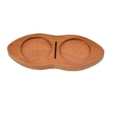 Maxbell Wooden Coffee Tamper Holder Multifunctional Espresso Tamper Station for Home Brown