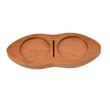 Maxbell Wooden Coffee Tamper Holder Multifunctional Espresso Tamper Station for Home Brown