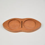 Maxbell Wooden Coffee Tamper Holder Multifunctional Espresso Tamper Station for Home Brown
