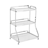 Maxbell Bathroom Countertop Organizer Perfume Tray for Dressing Table Bedroom Makeup 3 Layer White