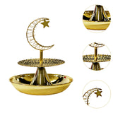 Maxbell 2 Tier Cupcake Stand Metal Dessert Stand for Commercial Birthday Celebration