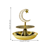 Maxbell 2 Tier Cupcake Stand Metal Dessert Stand for Commercial Birthday Celebration