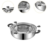 Maxbell Rotating Hotpot Pot Lifting Chafing Dish Basin for Dumpling Festival Camping A