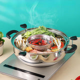 Maxbell Rotating Hotpot Pot Lifting Chafing Dish Basin for Dumpling Festival Camping A