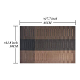 Maxbell Party Placemat Multifunctional Rectangle Table Mat for Home Party Restaurant Coffee