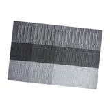 Maxbell Party Placemat Multifunctional Rectangle Table Mat for Home Party Restaurant Gray