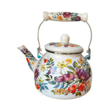 Maxbell Enamel Teapot with Handle Juice Water Jug 2.5L Home Restaurant Boiling Water