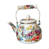 Maxbell Enamel Teapot with Handle Juice Water Jug 2.5L Home Restaurant Boiling Water