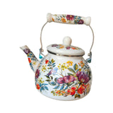 Maxbell Enamel Teapot with Handle Juice Water Jug 2.5L Home Restaurant Boiling Water