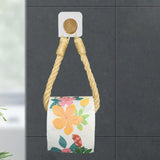 Maxbell Rope Paper Towel Holder Bathroom Tissue Organizer Hotel Refrigerator Bedroom