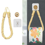Maxbell Rope Paper Towel Holder Bathroom Tissue Organizer Hotel Refrigerator Bedroom