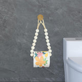 Maxbell Toilet Paper Holder Wall Mount Tissue Hanger Towel Roll Holder Bathroom Shop white