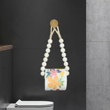 Maxbell Toilet Paper Holder Wall Mount Tissue Hanger Towel Roll Holder Bathroom Shop white