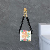 Maxbell Toilet Paper Holder Wall Mount Tissue Hanger Towel Roll Holder Bathroom Shop black