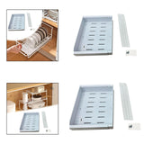 Maxbell Roll Out Shelf Storage Box Container Expandable for Living Room Home Kitchen Width 42cm
