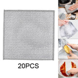 Maxbell Dishcloth Resuable Multiuse Dishwashing Rags for Cutlery Countertop Utensils 20Pcs