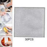 Maxbell Dishcloth Resuable Multiuse Dishwashing Rags for Cutlery Countertop Utensils 30Pcs