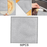 Maxbell Dishcloth Resuable Multiuse Dishwashing Rags for Cutlery Countertop Utensils 50Pcs